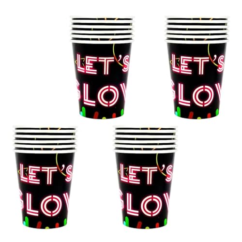 Bright Neons Party Tableware Set Dispositables Platten/Becher/Serviette/Tischdecke Für Geburtstage Blacklight Party Supplies Bright Neons Party Tableware Set Dispositables Platten/Becher/Serviette/Tischdecke Für Geburtstage Blacklight Party Supplies von XAGMODSHN