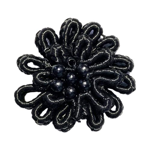 Doppellagige Schneeflockenknoten, Perlen, Knopf, Cardigan, Knöpfe, Knotenverschluss, Anzug, Einladungsbox, Bekleidungszubehör Doppellagige Schneeflockenknoten, Perlen, Knopf, Cardigan, Knöpfe, Knotenverschluss, Anzug, Einladungsbox, Bekleidungszubehör von XAGMODSHN