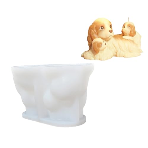 Easy Release Home Decors Kerzenform Kreative Katzen Und Hundeharz Ornament Schimmel Für Kerzen Und Zuhause Dekore Bastelhandwerk von XAGMODSHN