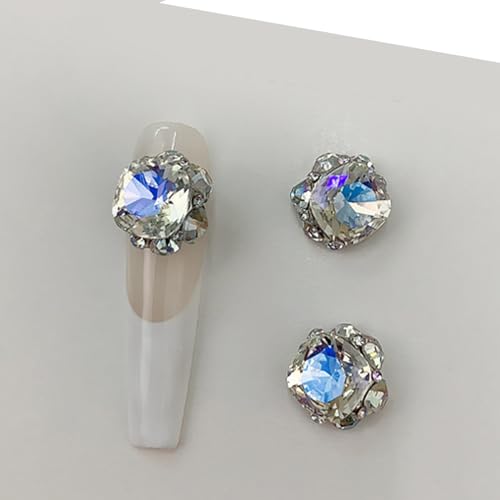Einzigartige unregelmäßige Nagel-Strasssteine, Dekoration, zeigen Sie Ihre Nagelkunst, Kleidung, Schmuck, spitze Rückseite, 3 Stück Einzigartige unregelmäßige Nagel-Strasssteine, Dekoration, zeigen Sie Ihre Nagelkunst, Kleidung, Schmuck, spitze Rückseite, 3 Stück von XAGMODSHN