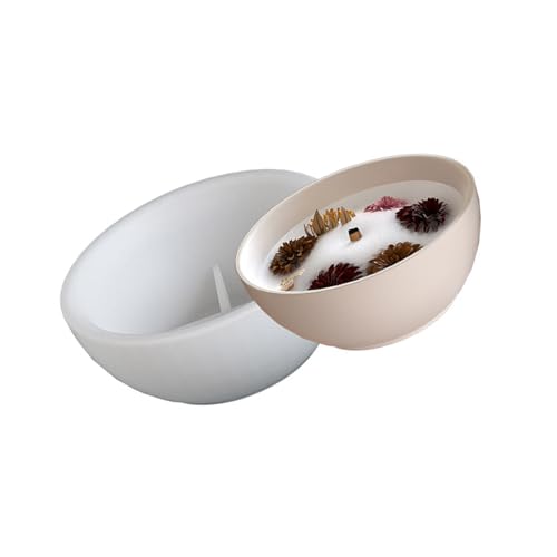 Flexible Robuste Silikon Epoxidharzkasten Formen Rund Geformte Schalen Schimmel Für Handwerk Und Hausdekoration Beton Beton von XAGMODSHN