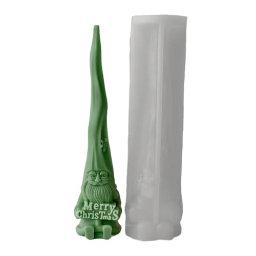 Flexible Silikonform Santa Form Kerzenform Duft Kerze Herstellung Schimmel Handgefertigtes Schreibtisch Ornament Form Handgefertigt von XAGMODSHN