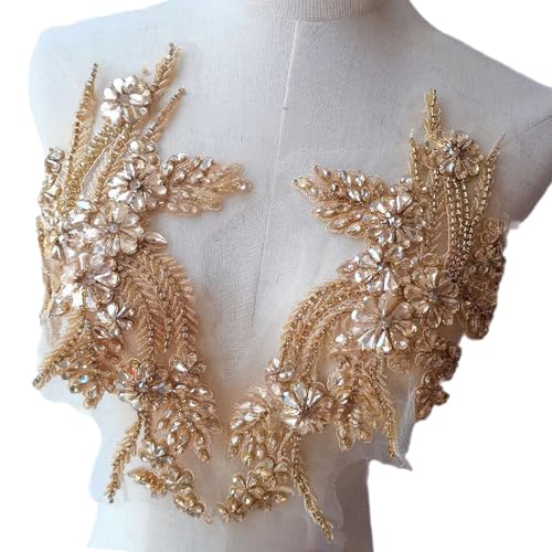 Haacy Duty Jeweled Strasssteine ​​Patches Applique Handwerk Für Jeans Hutbeutel Schal Vorhang Kleidung Zubehör von XAGMODSHN