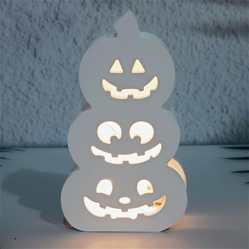Halloween-Kürbis-Lichtgussformen, Ornament, handgefertigte Silikon-Gipsformen für Heimdekorationen, Gipsformen, Halloween-Kürbis-Licht-Silikon-Epoxidharz Halloween-Kürbis-Lichtgussformen, Ornament, handgefertigte Silikon-Gipsformen für Heimdekorationen, Gipsformen, Halloween-Kürbis-Licht-Silikon-Epoxidharz von XAGMODSHN