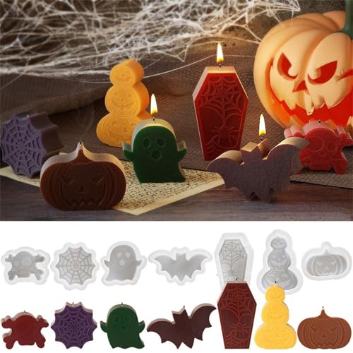 Halloween Schädelkürbisse Silikonform Epoxidharz Silikonform Gipsformen Für Kerzen Halloween Dekoration Halloween Schädelkürbisse Silikonform Epoxidharz Silikonform Gipsformen Für Kerzen Halloween Dekoration von XAGMODSHN