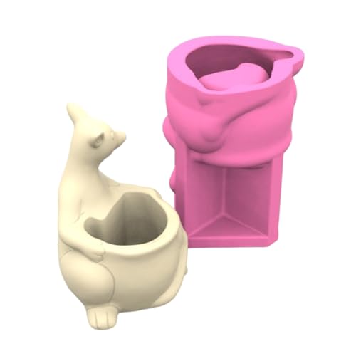 Handgefertigter Saftiger Pflanzerform Kängurusform Dekorative Pflanzentöpfe Form Für Künstlerische Haus Und Garten Decors Betontöpfe Geeignet von XAGMODSHN
