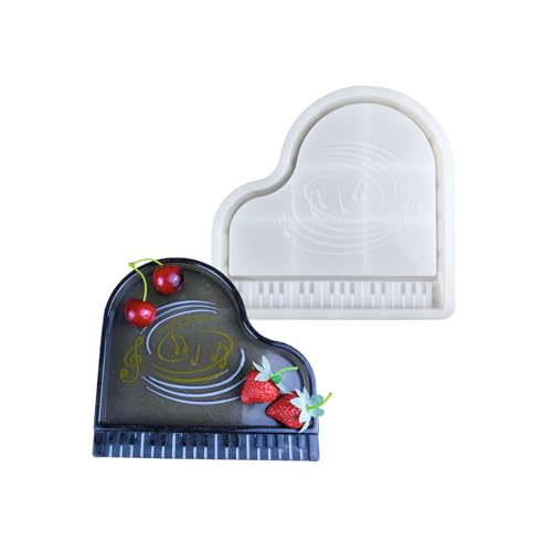 Klavierform Saucer Silikonform Epoxidharz Tablett Schimmelpilz Kreative Tabletop Dekoration Formen Schmuckwerkzeug Hochzeit Dekoration Werkzeuge von XAGMODSHN