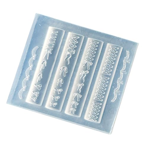 Kleine Art Accessoires Formen Bowknot Theme Nägel Die Formen Nägel Verschönerungsformen Für Zarte Maniküredesigns Wiederverwendbarer Nageldekoration Silikonform von XAGMODSHN