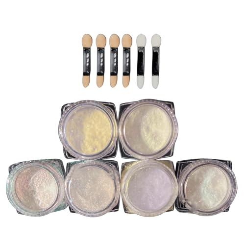 Lebendiges Perlglanz-Glimmerpulver, mehrfarbiges Glitzer-Pigment für Kunstharz, Schmuck, Basteln und Heimdekoration, Glitzerpulver Lebendiges Perlglanz-Glimmerpulver, mehrfarbiges Glitzer-Pigment für Kunstharz, Schmuck, Basteln und Heimdekoration, Glitzerpulver von XAGMODSHN