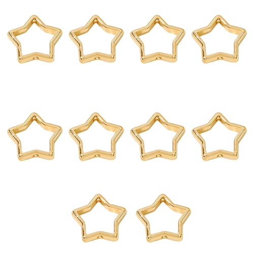 Packung Von 10 Perlenanschlüssen Für Armbänder Und Halsketten Schmuckfundkomponenten Durch Lochperlenkreise Rahmen von XAGMODSHN