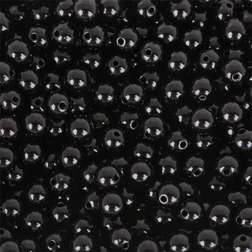 Runde Spacer Perlen 6 Mm Glänzend Acryl Set Für Schmuckkunstprojekte Und Anfänger Buntes Handwerk Für Schmuck von XAGMODSHN