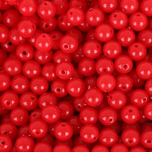 Runde Spacer Perlen 6 Mm Glänzend Acryl Set Für Schmuckkunstprojekte Und Anfänger Buntes Handwerk Für Schmuck von XAGMODSHN