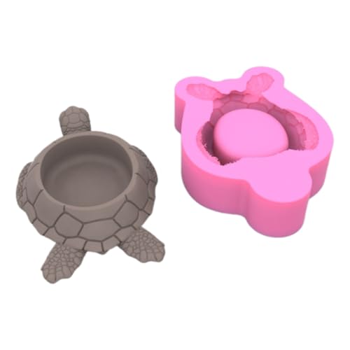 Schildkrötenförmige Silikon-Kerzenhalter-Formen für Kerzenbecher, Epoxidharz, Heimdekoration, Sukkulenten, Pflanzgefäßformen Schildkrötenförmige Silikon-Kerzenhalter-Formen für Kerzenbecher, Epoxidharz, Heimdekoration, Sukkulenten, Pflanzgefäßformen von XAGMODSHN