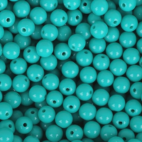Schmuckherstellungszubehör, 6 mm, Acrylperlen für Armbänder, Basteln und Familienaktivitäten, Acrylperlen zur Herstellung von XAGMODSHN