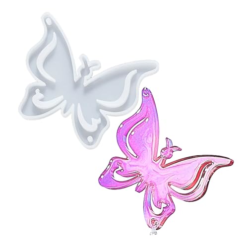 Silikon-Bastelform, Charm-Anhänger, Formen, Schmetterling, Mond, Sonne, Formen, Schmuckherstellung, Zubehör für Kreationen, Silikonanhänger, Charm-Formen zur Herstellung von XAGMODSHN