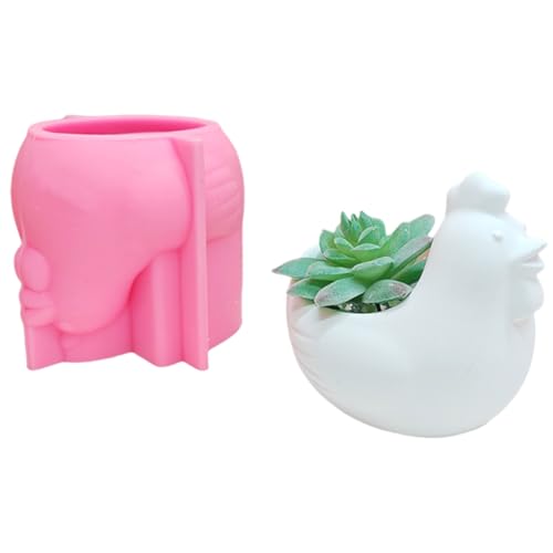 Silikon-Kerzenhalter-Formen in Tierform für Epoxidharz, Kerzenbecher, Heimdekoration, Sukkulenten Pflanzgefäß, Stifthalter Silikon-Kerzenhalter-Formen in Tierform für Epoxidharz, Kerzenbecher, Heimdekoration, Sukkulenten Pflanzgefäß, Stifthalter von XAGMODSHN