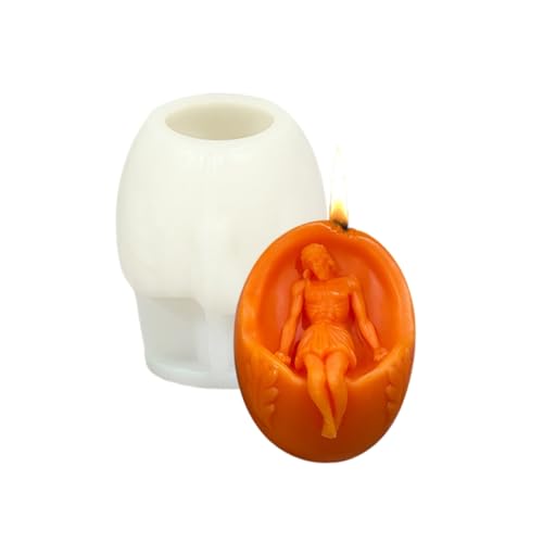 Silikonform für 3D-Jesuseier, Kerzen, Eier, handgefertigte Gipsformen, Ornamente, Epoxidharz-Formen Silikonform für 3D-Jesuseier, Kerzen, Eier, handgefertigte Gipsformen, Ornamente, Epoxidharz-Formen von XAGMODSHN