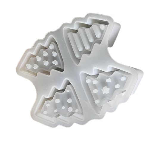 Silikonform mit 4 Mulden, Baumform, Weihnachts-Silikonform für Teelichthalter, Epoxidharz, Projekt, Weihnachts-Silikonform Silikonform mit 4 Mulden, Baumform, Weihnachts-Silikonform für Teelichthalter, Epoxidharz, Projekt, Weihnachts-Silikonform von XAGMODSHN