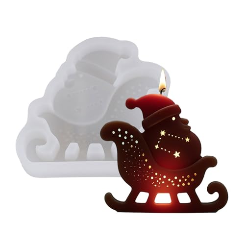 Silikonform mit Weihnachtsmann-Figur, Backwerkzeug für Epoxidharz, Basteln, Seife, Klausel von XAGMODSHN