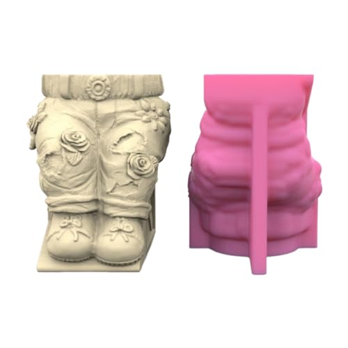 Silikonform mit sitzenden Blumentöpfen, Stifthalter, für Beton, Gips, Vase, Epoxidharz, Stiftehalter Silikonform mit sitzenden Blumentöpfen, Stifthalter, für Beton, Gips, Vase, Epoxidharz, Stiftehalter von XAGMODSHN