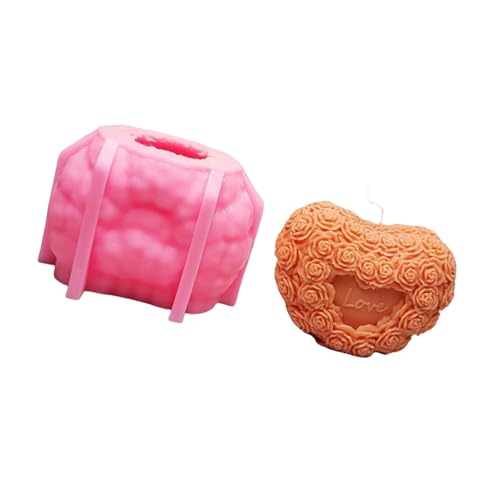 Silikonformen in Herz-Rosenform, Epoxidharz-Formen für die Herstellung von Seife, Schokolade, Süßigkeiten, Valentinstag, Geschenk, Herz-Rosenform Silikonformen in Herz-Rosenform, Epoxidharz-Formen für die Herstellung von Seife, Schokolade, Süßigkeiten, Valentinstag, Geschenk, Herz-Rosenform von XAGMODSHN
