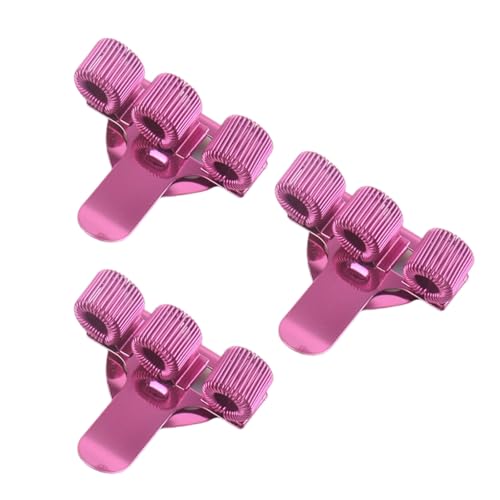 Stifthalter aus Metall mit Taschenclip für Ärzte, Krankenschwestern, Uniform, Drei-Loch-Bleistifthalter mit verstellbaren Federringen, 3 Stück Stifthalter aus Metall mit Taschenclip für Ärzte, Krankenschwestern, Uniform, Drei-Loch-Bleistifthalter mit verstellbaren Federringen, 3 Stück von XAGMODSHN