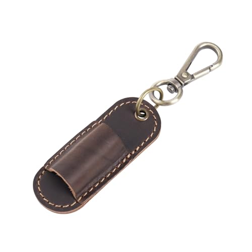 Stifthalter aus PU-Leder für Schlüsselband, Stiftehalter, Taschenschutz, tragbarer Hals, Stifthalter, Clip für Abzeichen, Klemmbrett Stifthalter aus PU-Leder für Schlüsselband, Stiftehalter, Taschenschutz, tragbarer Hals, Stifthalter, Clip für Abzeichen, Klemmbrett von XAGMODSHN