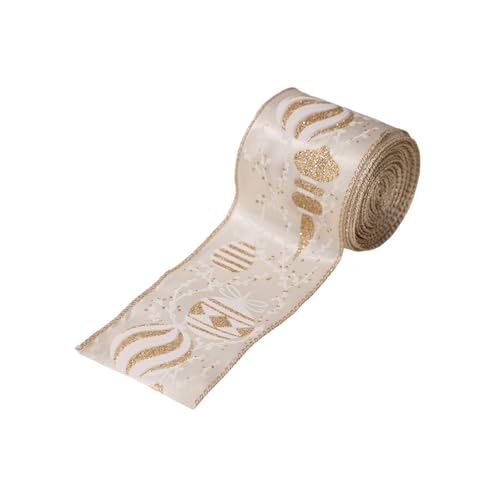Stoffband für Feiertagsdekorationen, Weihnachtsschleifen für Zuhause und Party, Verpackung, wiederverwendbarer Weihnachtsbaum von XAGMODSHN