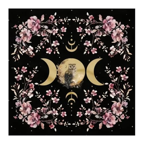 Tarots Tischdecke Mond Blumenmuster Altäre Tuch Wahrsagung Karte Tischdecke Tapisserie Hexerei Zubehör Tarots Tischdecke Mond Blumenmuster Altäre Tuch Wahrsagung Karte Tischdecke Tapisserie Hexerei Zubehör von XAGMODSHN