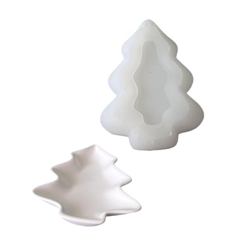 Urlaubsthemen Silikonform Weihnachtsbaumform Mehrzweck Für Harzkunst Kerze Herstellung Von Handwerksprojekten Food Grade Silikonschale Schimmelpilze von XAGMODSHN