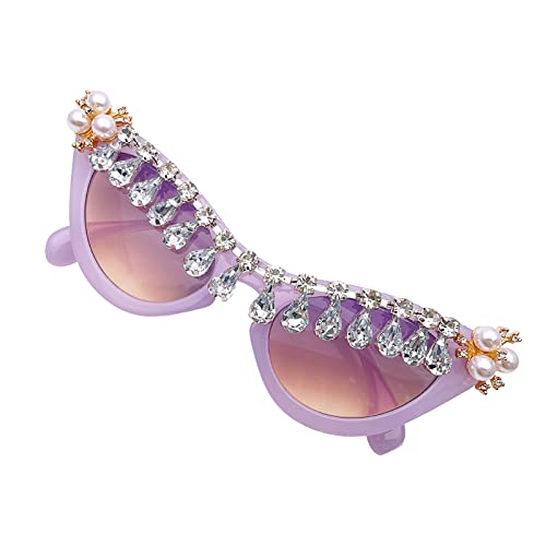 Wassertropfen-Strasssteine für Mädchen und Jungen, Foto-Requisiten, Y2K-Stil, Reise-Katzenaugenbrille, Mädchen, Teenager, Geschenke Wassertropfen-Strasssteine für Mädchen und Jungen, Foto-Requisiten, Y2K-Stil, Reise-Katzenaugenbrille, Mädchen, Teenager, Geschenke von XAGMODSHN