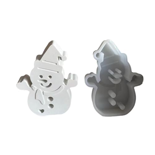 Weihnachts-Schneemann-Silikonformen für Epoxidharz, Schneemann-Harz-Silikonformen für Süßigkeiten, Schokolade, Fondant, Backen Weihnachts-Schneemann-Silikonformen für Epoxidharz, Schneemann-Harz-Silikonformen für Süßigkeiten, Schokolade, Fondant, Backen von XAGMODSHN