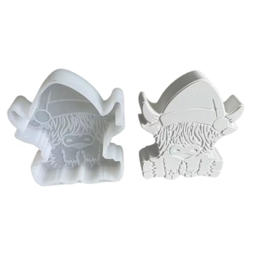 Weihnachtsmann-Silikonform, Autoformen, Epoxidharz, Gips, Ornamente, Backformen, Bastelbedarf von XAGMODSHN