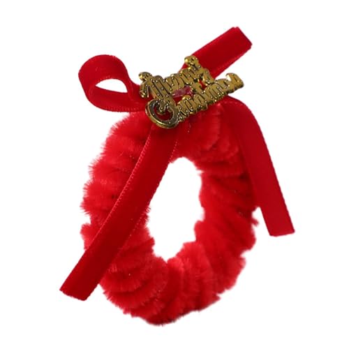 Weihnachtsserviettenringe für den Urlaub, Tischdekoration, langlebig, Polyester, Dinner-Party-Zubehör, einfache Einrichtungen, langlebige Tischdekoration, 12 Stück von XAGMODSHN