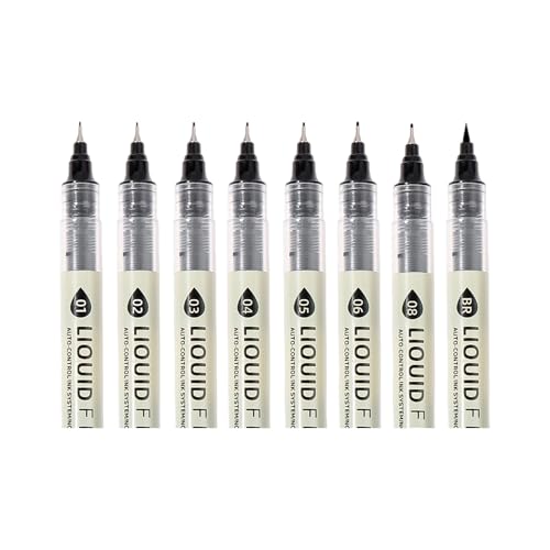 XAGMODSHN 3/4/5/6/7/8-teiliges Fineliner-Set, Liner-Stift-Set, wasserfest, Kunstmarker, Fineliner, Stift zum Skizzieren, Comics, Linienzeichnen XAGMODSHN 3/4/5/6/7/8-teiliges Fineliner-Set, Liner-Stift-Set, wasserfest, Kunstmarker, Fineliner, Stift zum Skizzieren, Comics, Linienzeichnen von XAGMODSHN