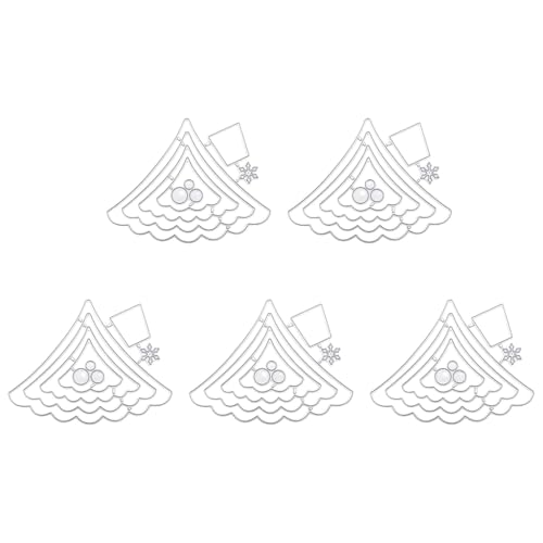XAGMODSHN 5 Stück Weihnachtsbaum-Stanzformen Prägungen Weihnachten Metall Stanzformen für Scrapbooking Karte Dekoration XAGMODSHN 5 Stück Weihnachtsbaum-Stanzformen Prägungen Weihnachten Metall Stanzformen für Scrapbooking Karte Dekoration von XAGMODSHN