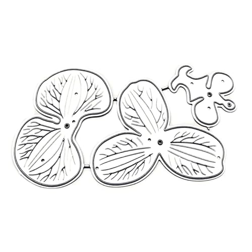 XAGMODSHN Exquisite Blumen-Stanzformen, Metall, Prägeschablone, dekorative Schablone für Kartenherstellung, Scrapbooking, Alben von XAGMODSHN