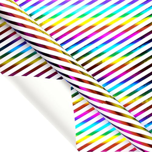 XAGMODSHN Festival Holographics Birthday Wrap Paper Elegante Designs Kleine Brötchen Für Geschenke Und Handwerksbedarf Täglich Freizeitgebrauch XAGMODSHN Festival Holographics Birthday Wrap Paper Elegante Designs Kleine Brötchen Für Geschenke Und Handwerksbedarf Täglich Freizeitgebrauch von XAGMODSHN