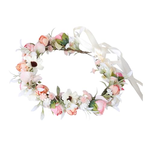 XAGMODSHN Gothik Rose Stirnbänder Halloween Cosplay Haar Hoop Carnivals Stirnbänder Für Frauen Mädchen Hochzeiten Verstellbares Haar Hoop von XAGMODSHN