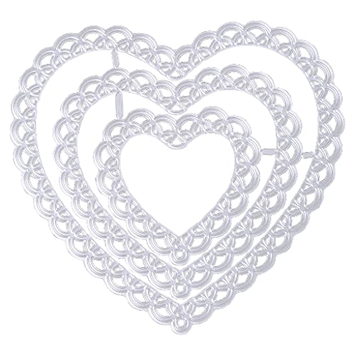 XAGMODSHN Handgefertigte, durchbrochene Stanzform in Herzform, Karbonstahl, für Dekoration, Karten, Scrapbooking, Prägung, Hohlschablone XAGMODSHN Handgefertigte, durchbrochene Stanzform in Herzform, Karbonstahl, für Dekoration, Karten, Scrapbooking, Prägung, Hohlschablone von XAGMODSHN