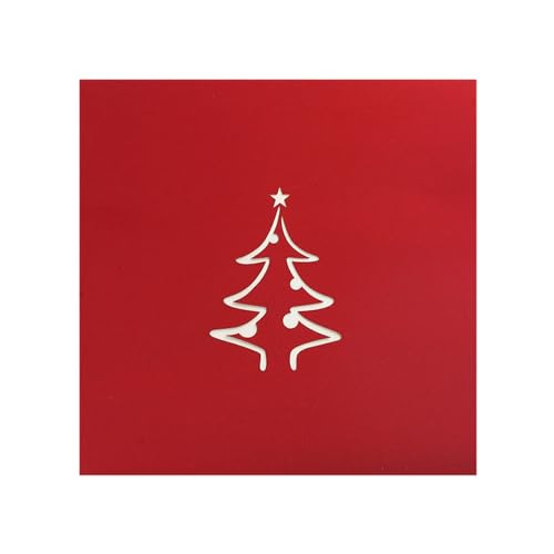 XAGMODSHN Jubiläumsgeschenke Postkarte 3D Santa Cards Für Unvergessliche Grüße Und Einladungen von XAGMODSHN