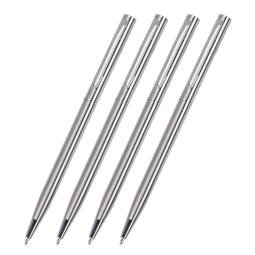XAGMODSHN Metall-Kugelschreiber für Büro, Signierstift, 0,7 mm, Stiftspitze für Büro, Schule, 4 Stück von XAGMODSHN