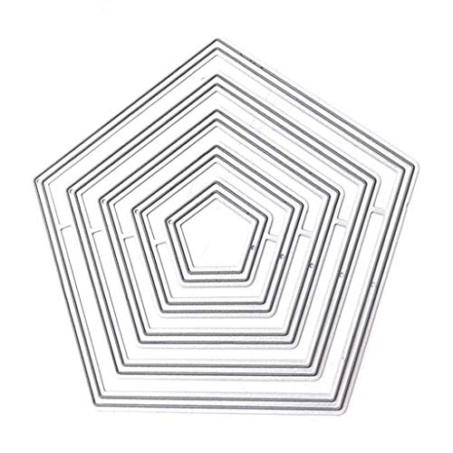 XAGMODSHN Metall-Stanzformen zum Prägen von Papier, Leder, Scrapbooking, Kartenherstellung von XAGMODSHN