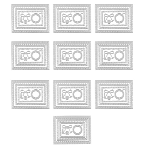 XAGMODSHN Metallrahmen-Stanzschablone, Prägeschablone, Handarbeit, Lesezeichen, Scrapbooking, Karten, Dekorationen, Stanzformen von XAGMODSHN