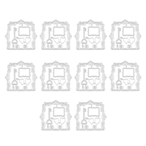 XAGMODSHN Metallrahmen-Stanzschablone, Prägeschablone, Handarbeit, Lesezeichen, Scrapbooking, Karten, Dekorationen, Stanzformen von XAGMODSHN