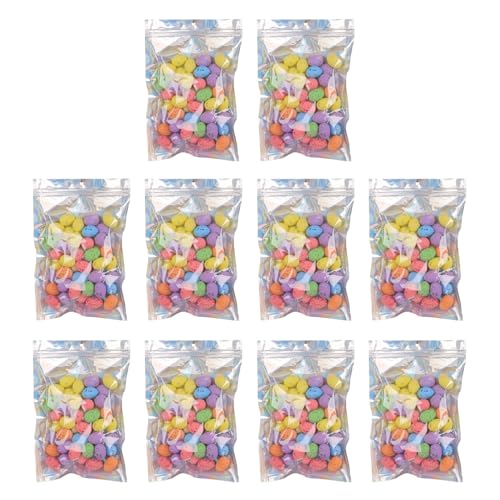 XAGMODSHN Ostereier-Dekorationen, kleine künstliche Eier, Set für Schule und Partys, Frühlingsdekorationen, 100/500 Stück von XAGMODSHN