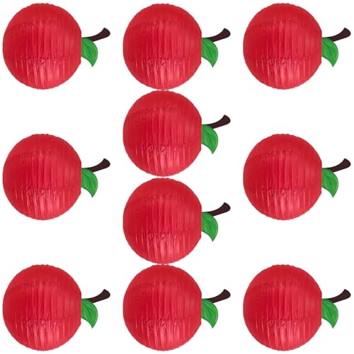 XAGMODSHN Papierlampen, Obstform, Ornament, Klassenzimmer, Deckendekorationen für Schulanfang, Geburtstag, Feier, Klassenzimmer, Dekoration, Zubehör, 10 Stück XAGMODSHN Papierlampen, Obstform, Ornament, Klassenzimmer, Deckendekorationen für Schulanfang, Geburtstag, Feier, Klassenzimmer, Dekoration, Zubehör, 10 Stück von XAGMODSHN
