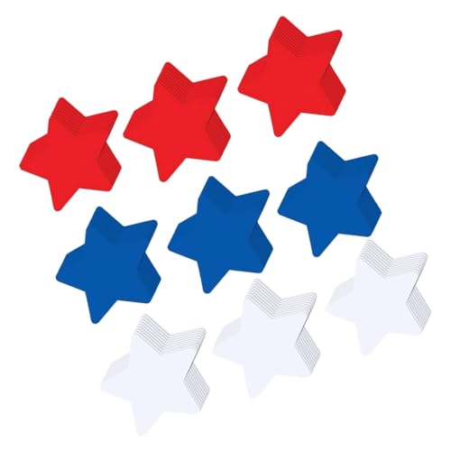 XAGMODSHN Patriotics Papiersterne, handgefertigt, Unabhängigkeitstag, Dekoration, Wand, Büro, Schulen, Partydekoration, 150 Stück XAGMODSHN Patriotics Papiersterne, handgefertigt, Unabhängigkeitstag, Dekoration, Wand, Büro, Schulen, Partydekoration, 150 Stück von XAGMODSHN