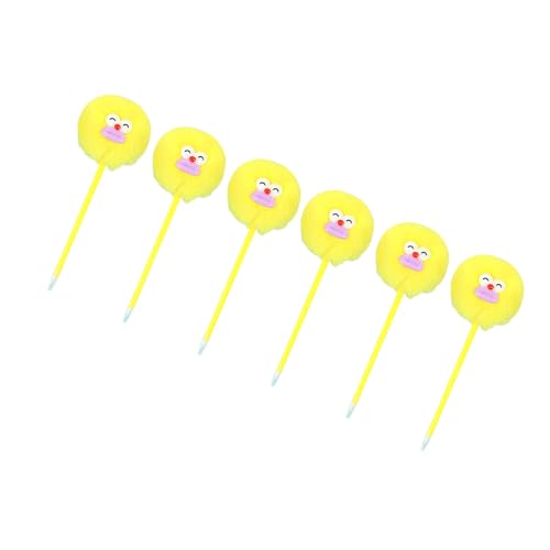 XAGMODSHN Pelz-Kugelschreiber, 1,0 mm, Büro, Schule, Schreibwerkzeug, glatt zu schreiben, für Frauen, Mädchen, Studenten, Schreiben, Journaling, 6 Stück XAGMODSHN Pelz-Kugelschreiber, 1,0 mm, Büro, Schule, Schreibwerkzeug, glatt zu schreiben, für Frauen, Mädchen, Studenten, Schreiben, Journaling, 6 Stück von XAGMODSHN