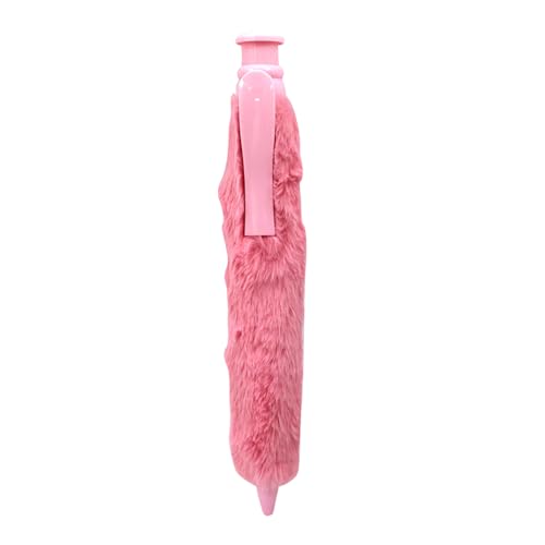 XAGMODSHN Plüsch-Kugelschreiber, 1,0 mm, einziehbarer Kugelschreiber, Ölstift, Schreibwarenstift, glattes Schreiben, für Büro, Schule von XAGMODSHN